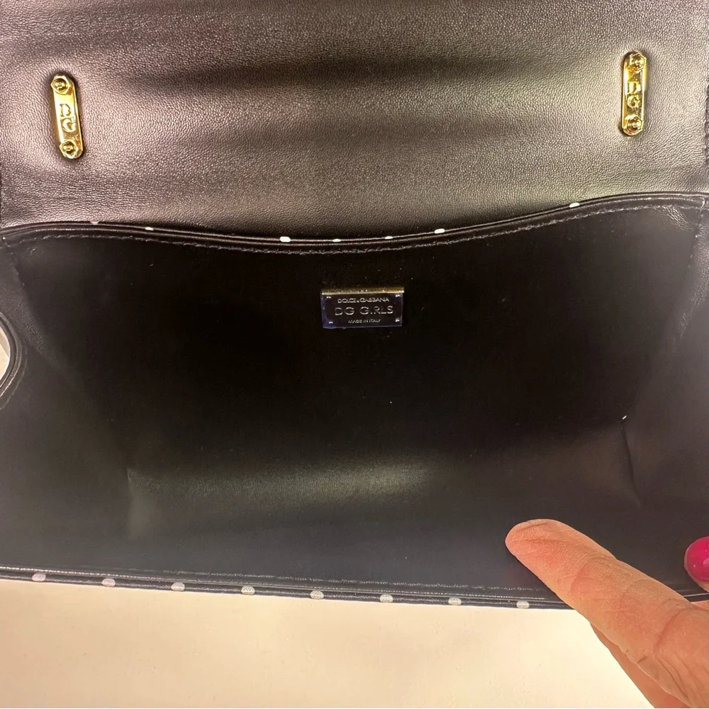 NEW Dolce & Gabbana Small DG Satin Baroque Crossbody Bag - Picture 11 of 12